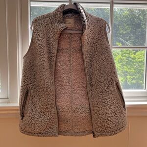 Thread & Supply Cream Sherpa Vest